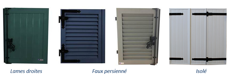 Gamme de panneaux et volets fixes aluminium - Accoplas