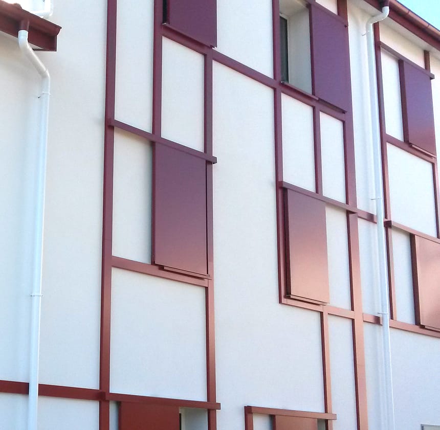 Cadre cache ALU Harretche 19 1 - Panneaux coulissants ALU extrudé